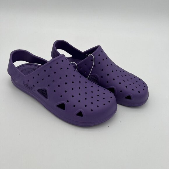 Purple Kids Slip-On Clogs With Adjustable Strap & Ventilation Holes US 2-3 - Picture 2 of 6